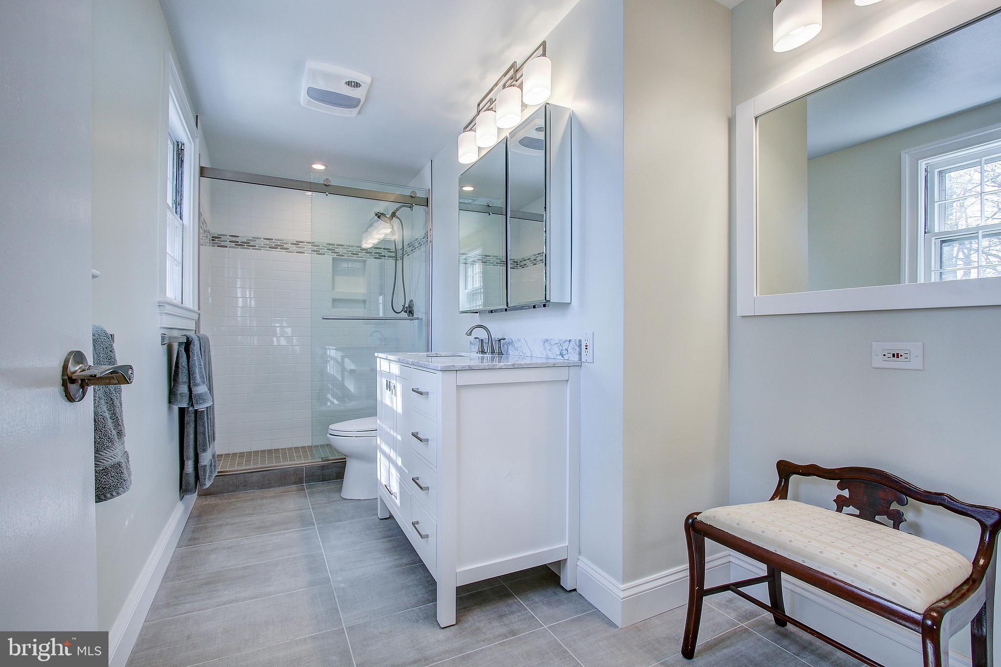 1441 Crestridge Drive Silver Spring, MD 20910 - Photo 34 of 50 Newly renovated master bath with room for 2nd sink