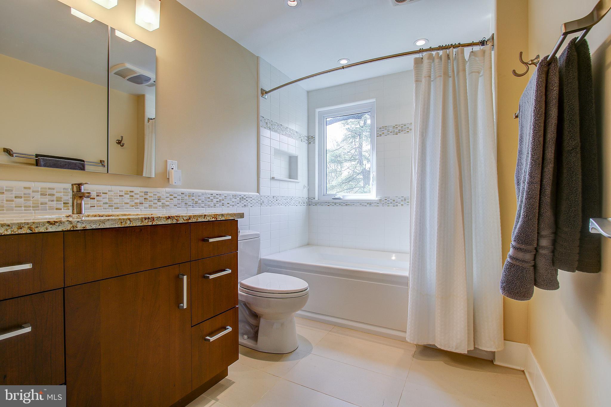1441 Crestridge Drive Silver Spring, MD 20910 - Photo 39 of 50 Upper level renovated guest bath