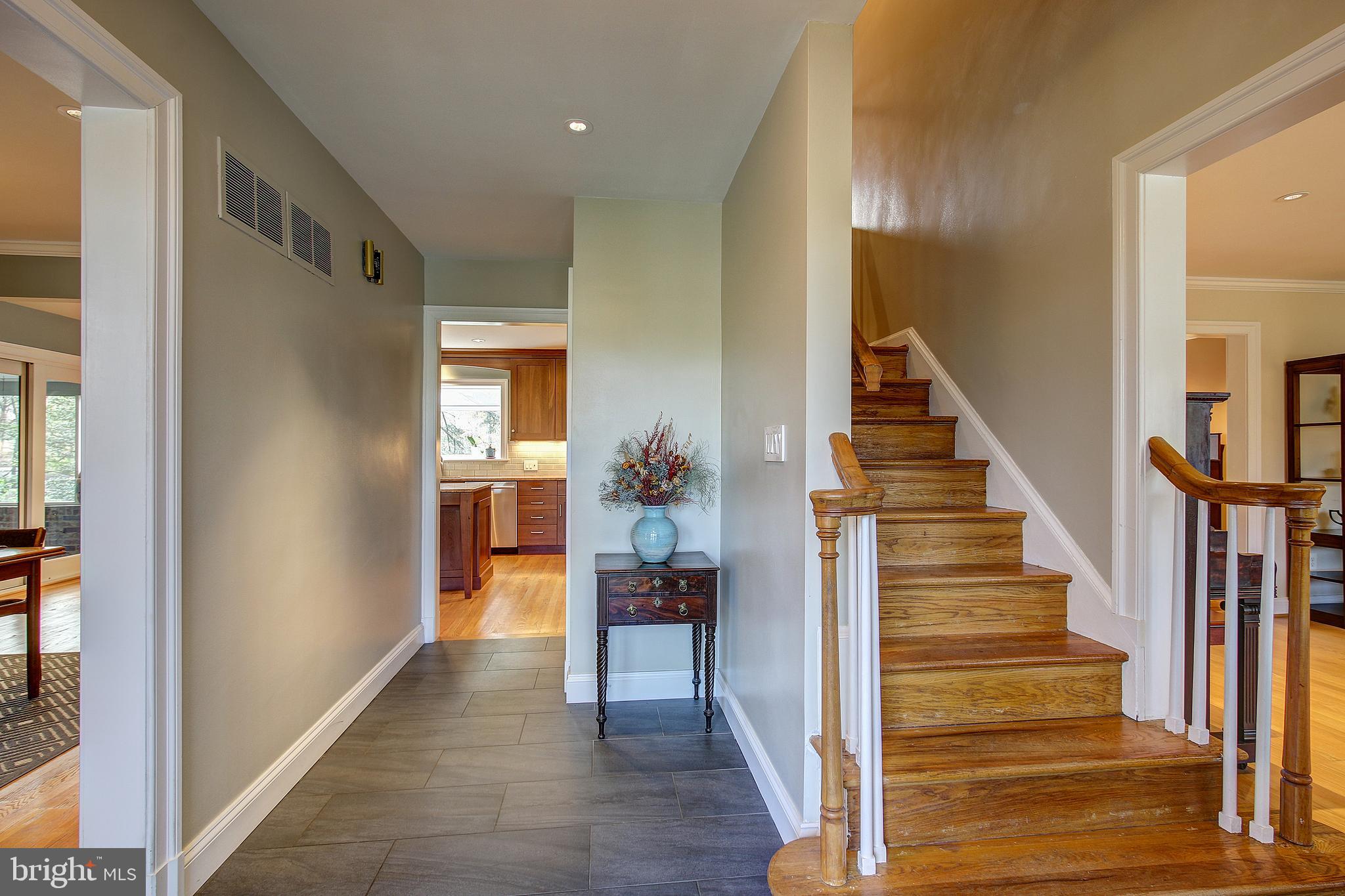 1441 Crestridge Drive Silver Spring, MD 20910 - Photo 7 of 50 Foyer entrance with updated ceramic tile flooring