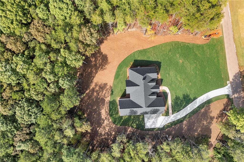 145 Highlands Chase Ball Ground, GA 30107 - Photo 5 of 79 a view of a garden with a tree in the background