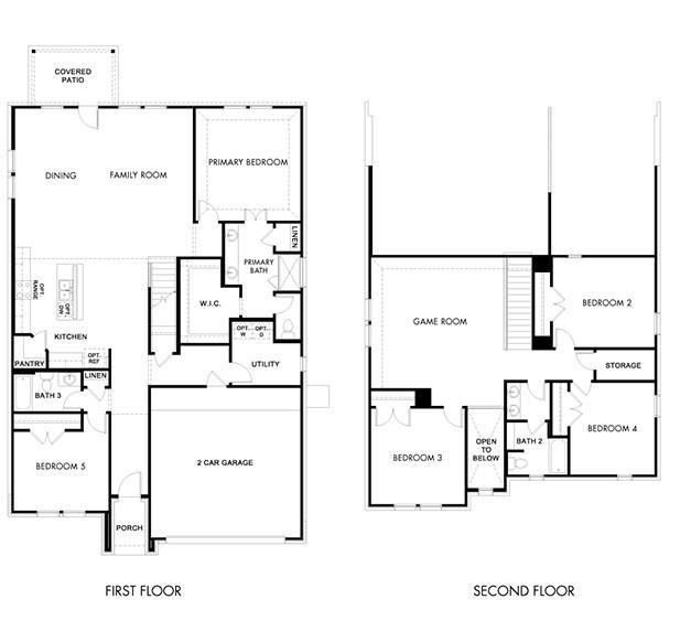2256 Bellatrix Drive Haslet, TX 76052 - Photo 21 of 24 a picture of floor plan