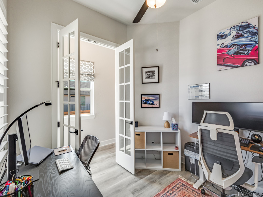 220 Monterey Oak Trail Georgetown, TX 78628 - Photo 18 of 25 This third bedroom is currently being utilized as a home office.