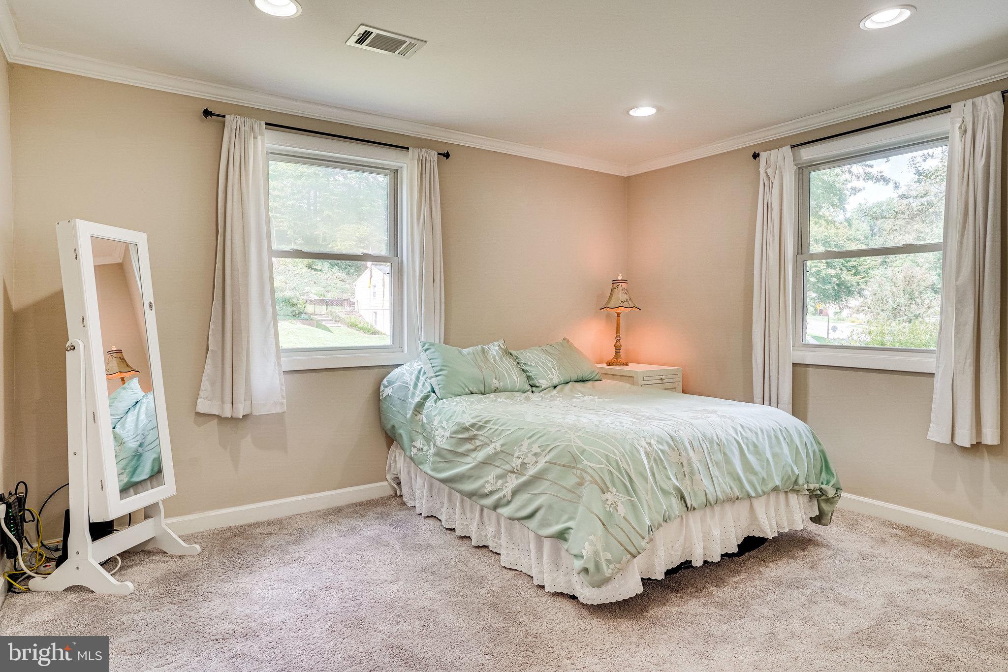 8617 Kerry Lane Springfield, VA 22152 - Photo 43 of 59 4th Legal Bedroom in Basement with 2 windows