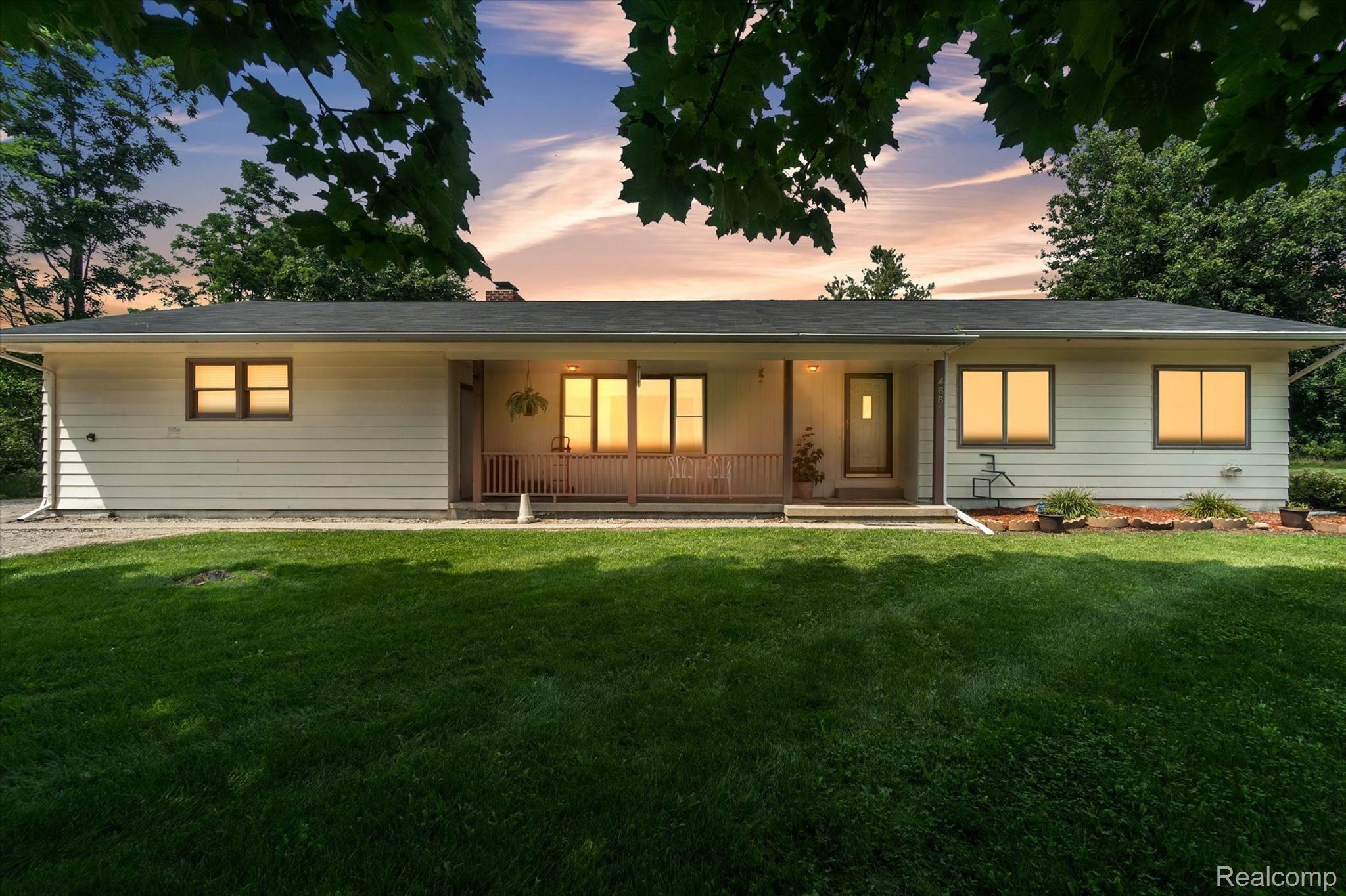 4661 Crooked Lake Road Howell, MI 48843 - Photo 2 of 47 Twilight Front View
