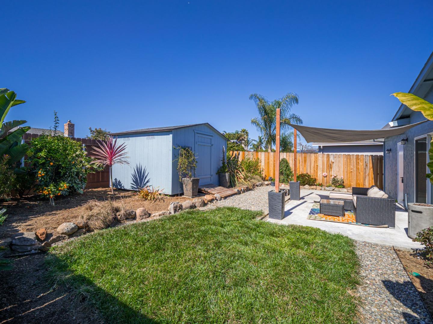 569 Cedar Drive Watsonville, CA 95076 - Photo 25 of 30 a view of a backyard with patio