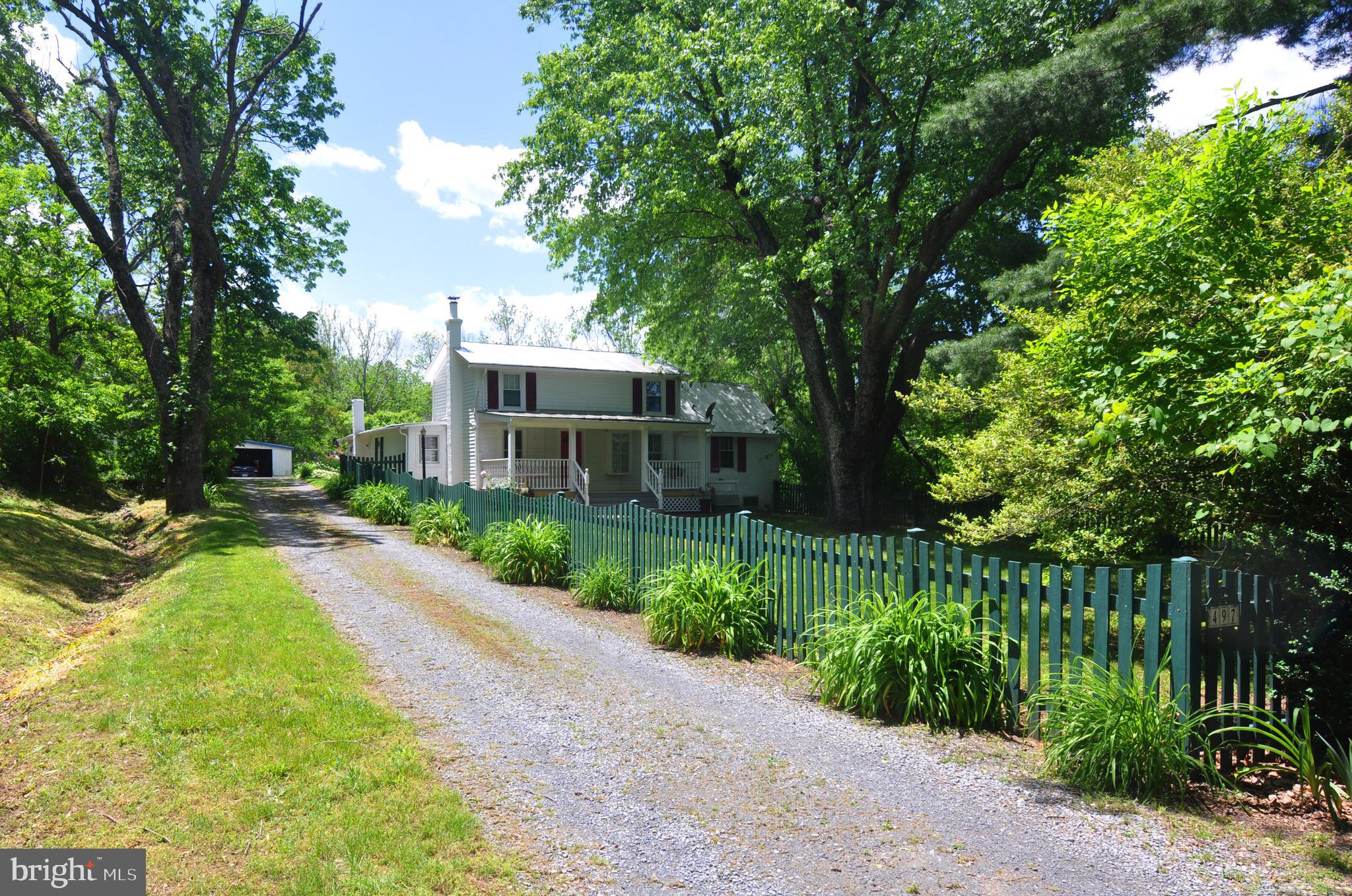 Lane and front of house