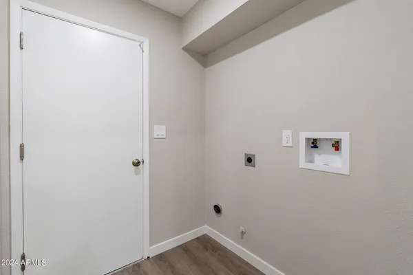 a view of an empty garage