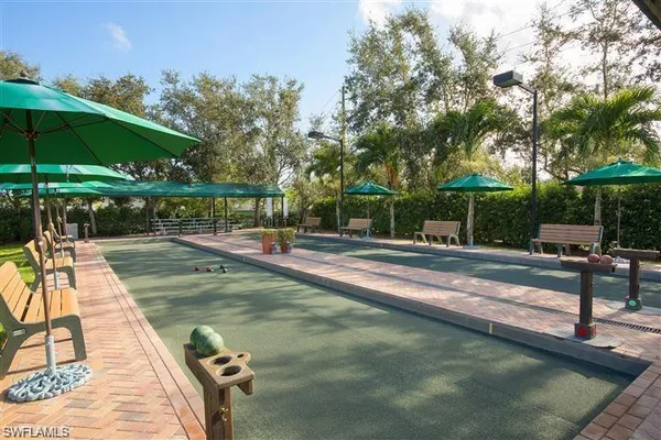a view of a lake with outdoor space
