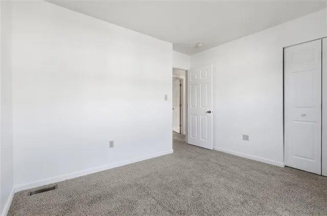 a view of an empty room