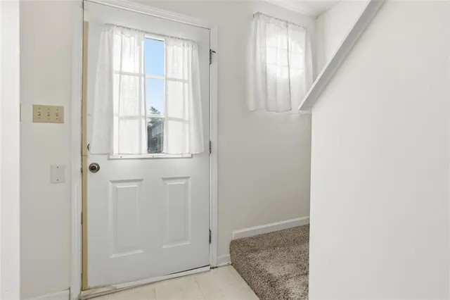 a view of an entryway