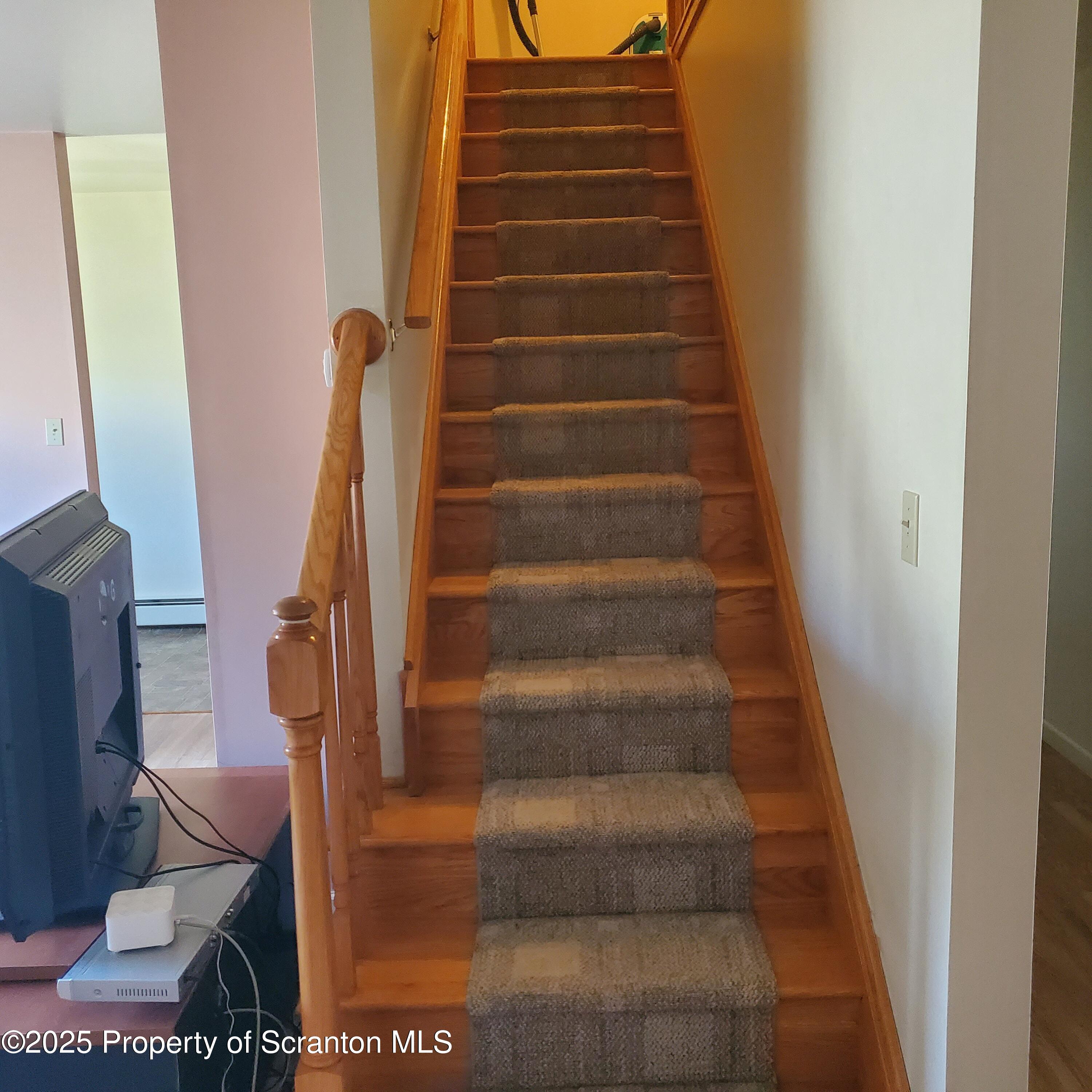 100 Wescott Road New Milford, PA 18834 - Photo 14 of 39 Stairs to second floor main section