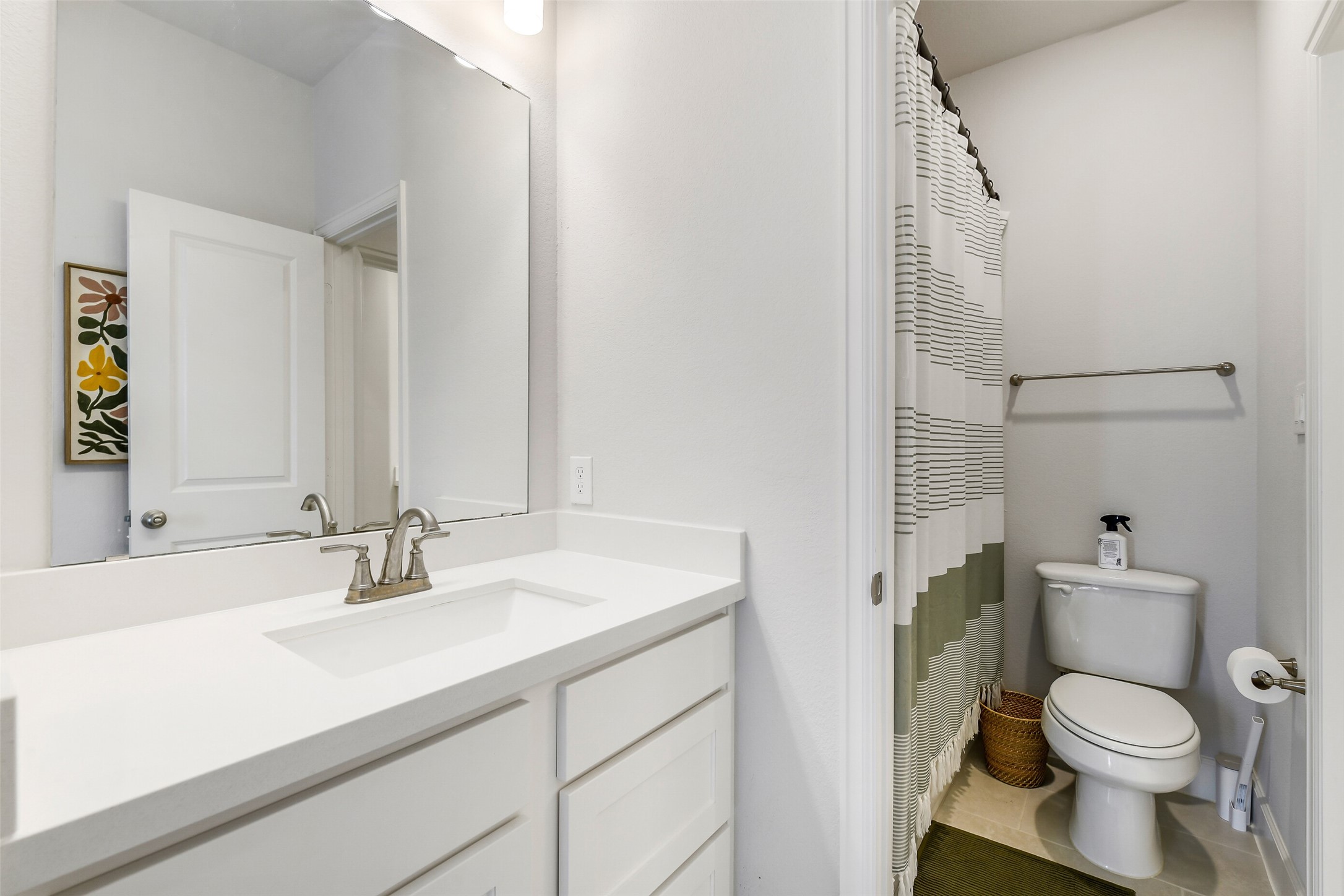 21222 Rabbitbrush Court Cypress, TX 77433 - Photo 28 of 36 a bathroom with a sink a toilet and shower