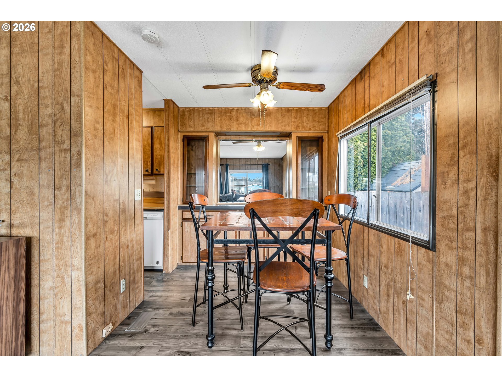 4783 Joyce Street, Unit 93 Keizer, OR 97303 - Photo 8 of 33 a view of a dining room with furniture window and outside view
