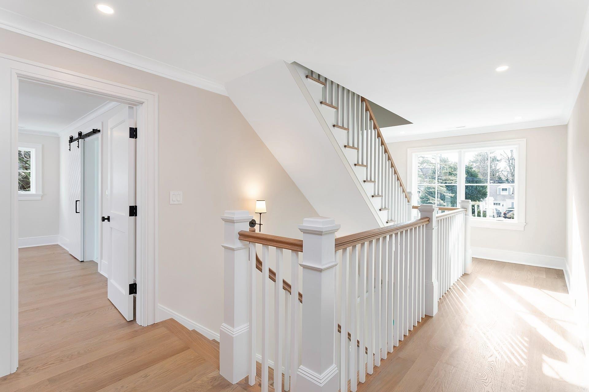159 Middlesex Road Darien, CT 06820 - Photo 18 of 38 a view of a hallway with wooden floor and entryway