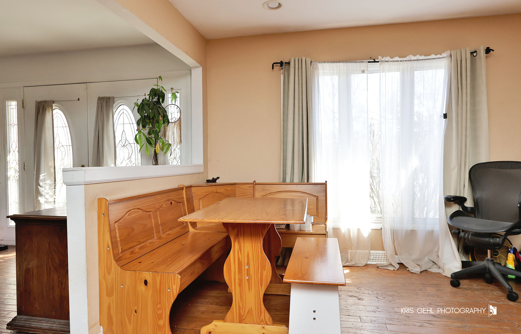 33312 North Lone Rock Road Grayslake, IL 60030 - Photo 9 of 25 a view of entryway with wooden floor and a window