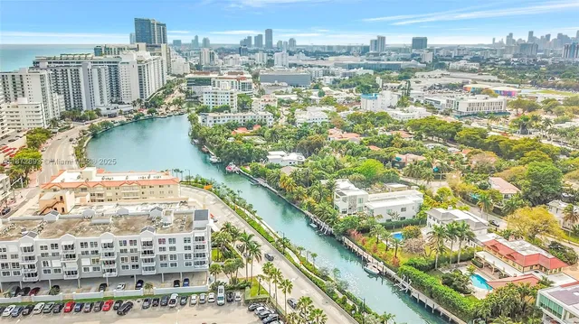 a view of a lake with a mountain