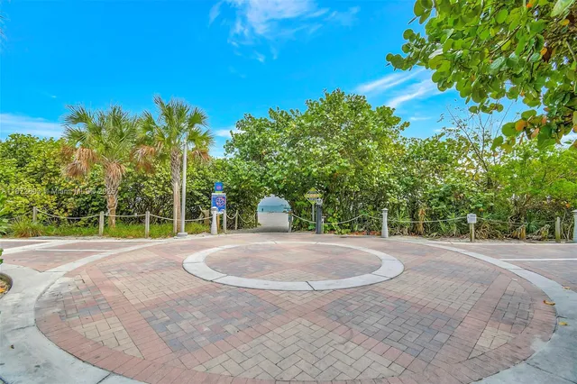 a view of a lake with a city