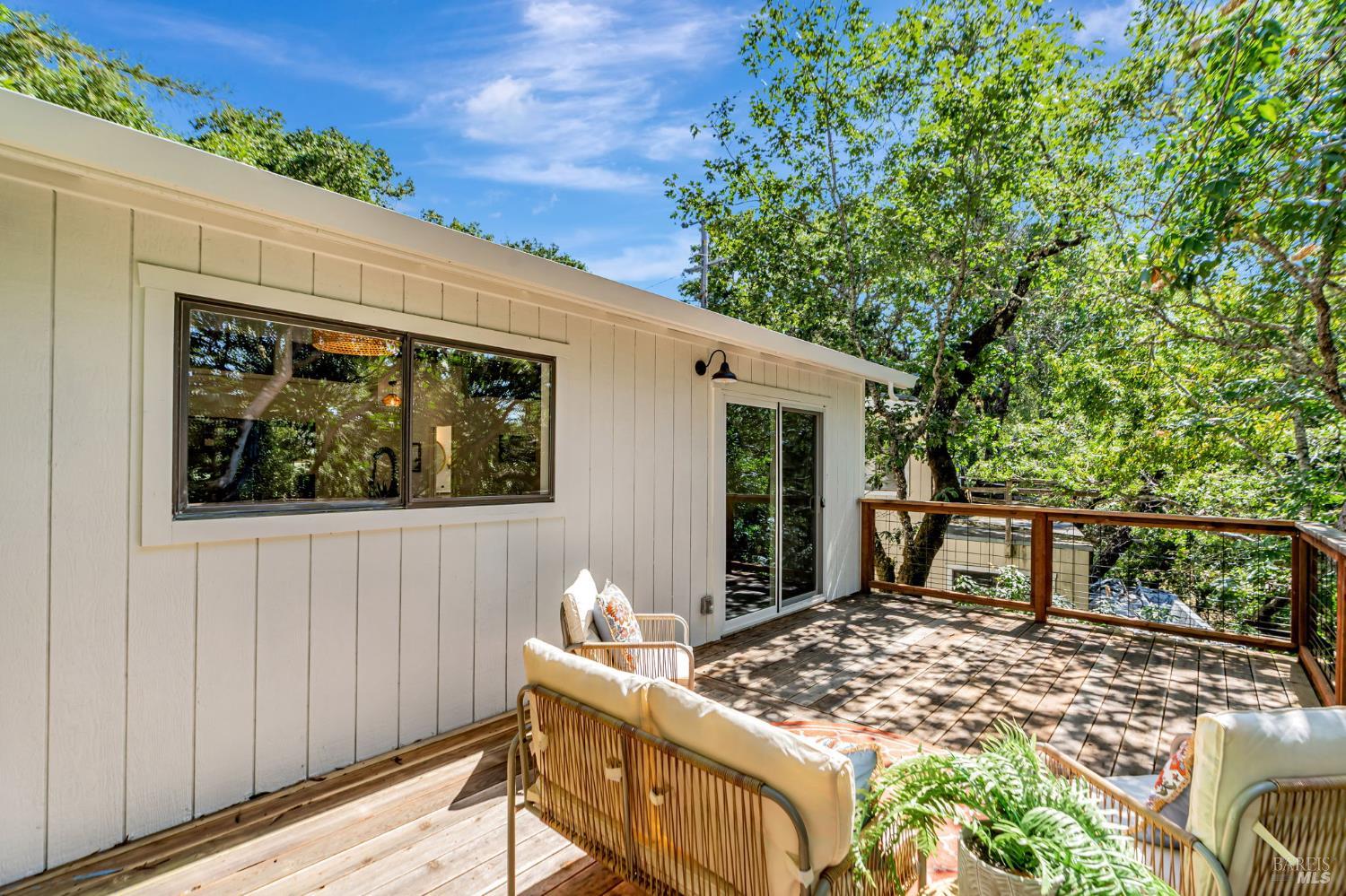240 Vila Road Forestville, CA 95436 - Photo 18 of 38 Outdoor Deck Entry from Family Room