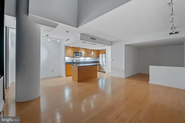 a view of an empty room