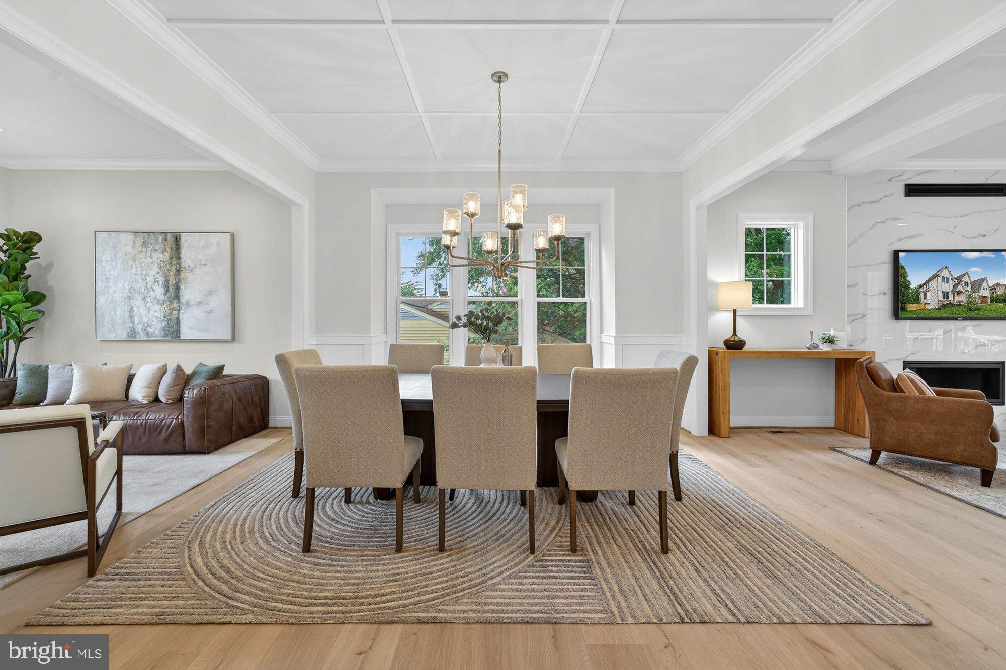 1436 Layman Street McLean, VA 22101 - Photo 17 of 105 a view of a dining room with furniture window and outside view