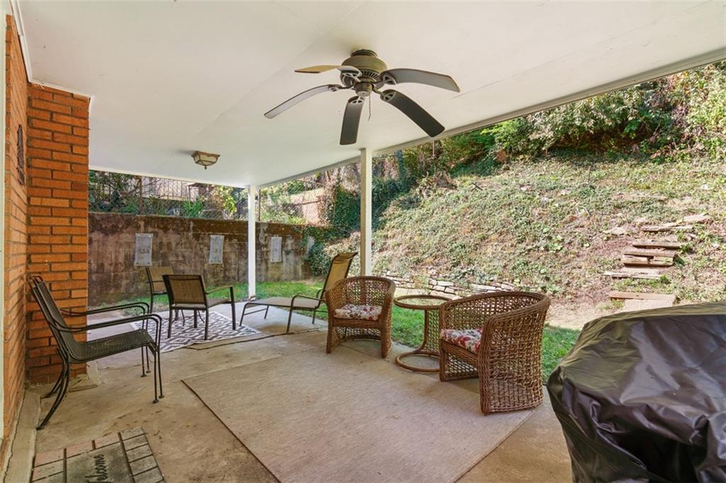 1538 Rutherford Avenue Pittsburgh, PA 15216 - Photo 31 of 43 a balcony with furniture and a potted plant