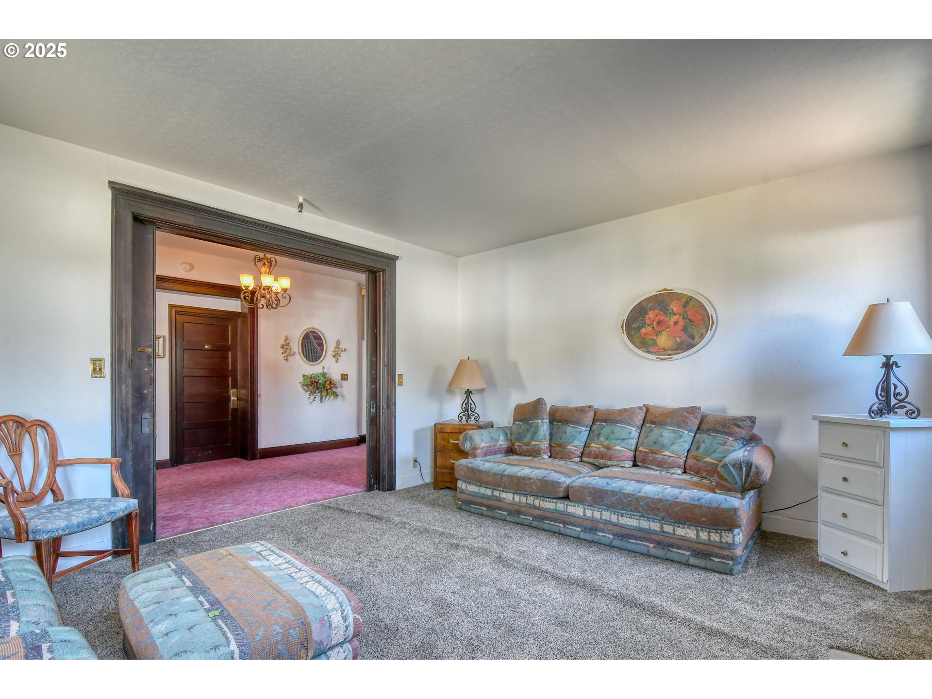 714 Southeast Byers Avenue Pendleton, OR 97801 - Photo 10 of 46 a bedroom with furniture and a wooden floor