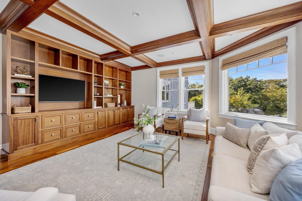 17 Mohawk Way Cohasset, MA 02025 - Photo 11 of 33 a living room with furniture windows and flat screen tv