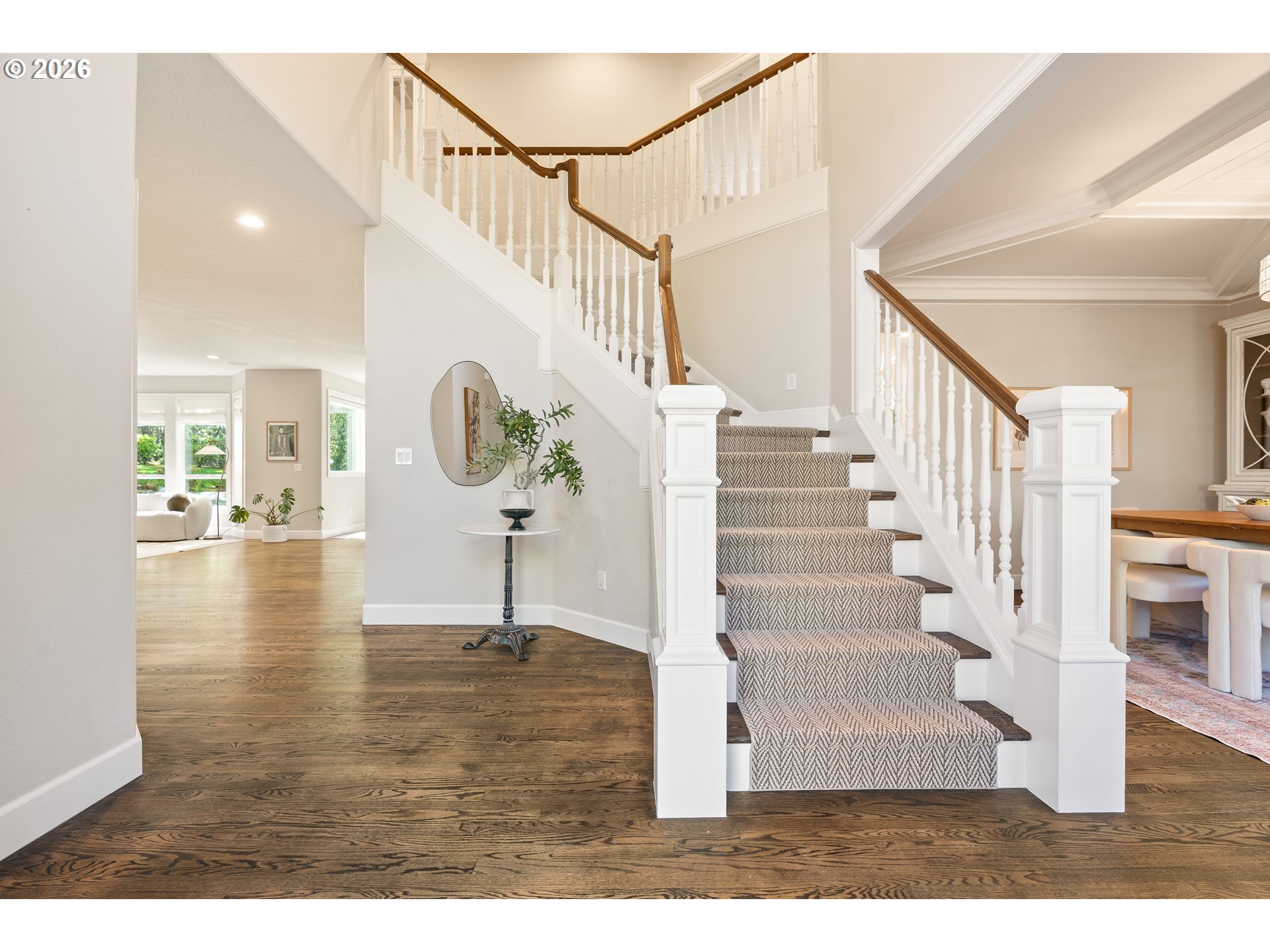 14401 Southeast Summit Court Clackamas, OR 97015 - Photo 4 of 47 a view of entryway and hall with wooden floor