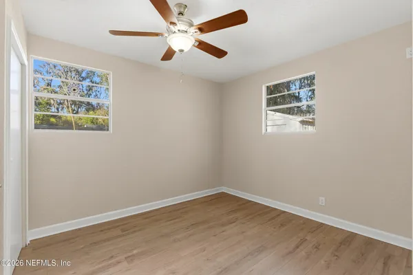 wooden floor in an empty room