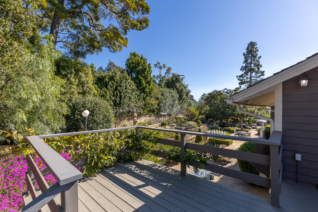 801 Riven Rock Road Montecito, CA 93108 - Photo 19 of 33 a view of deck and hardwood