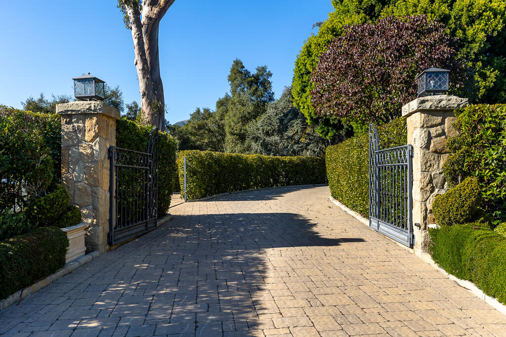 801 Riven Rock Road Montecito, CA 93108 - Photo 2 of 33 a view of a street with a trees