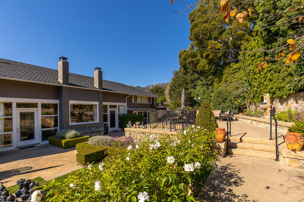801 Riven Rock Road Montecito, CA 93108 - Photo 21 of 33 a view of a house with a patio