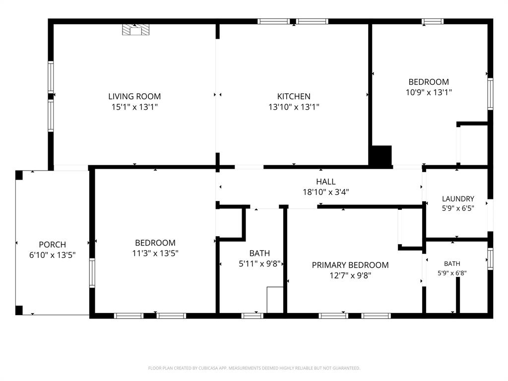 1224 Frost Avenue Waco, TX 76708 - Photo 12 of 12 Floor plan