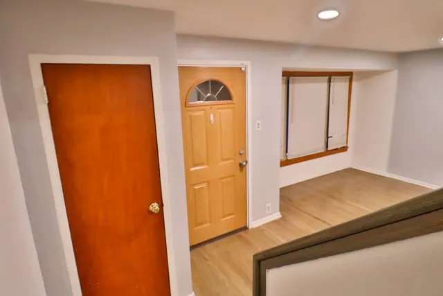 a view of front door