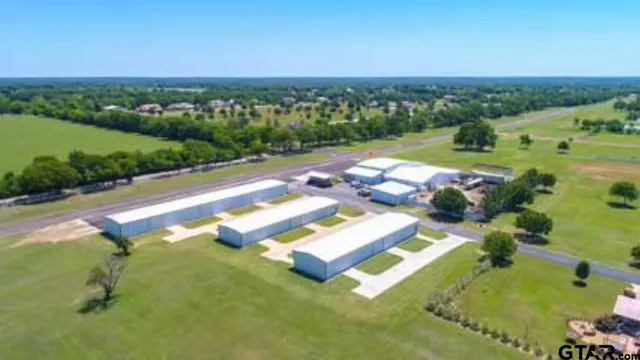 an outdoor space with seating