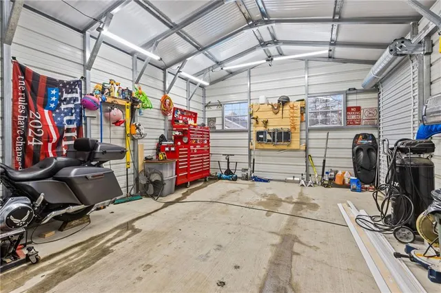 a view of a storage room with a lot of stuff