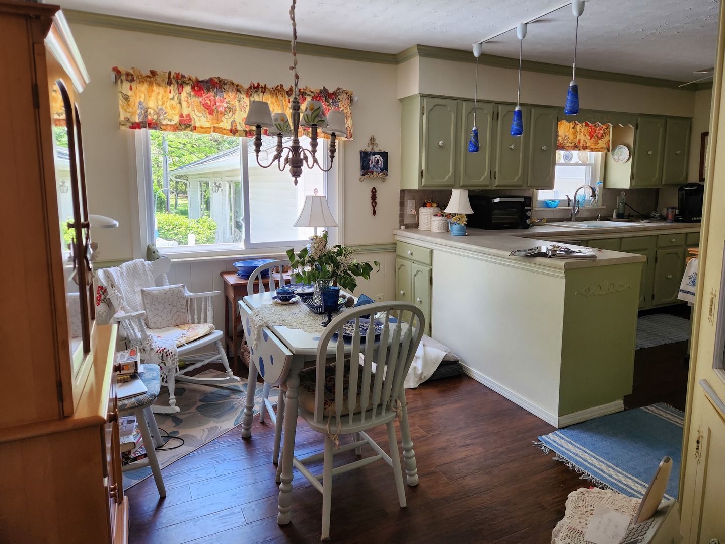 766 East Fairfield Road Mount Vernon, IL 62864 - Photo 33 of 134 a view of a dining room with furniture window and wooden floor
