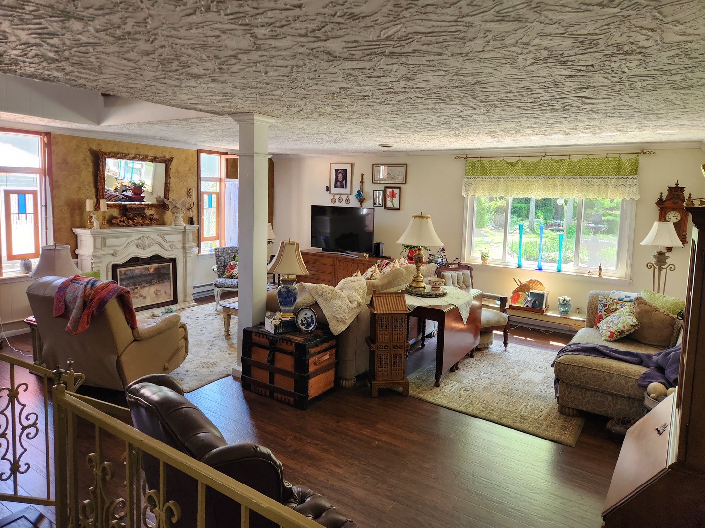 766 East Fairfield Road Mount Vernon, IL 62864 - Photo 41 of 134 a living room with furniture and a fireplace