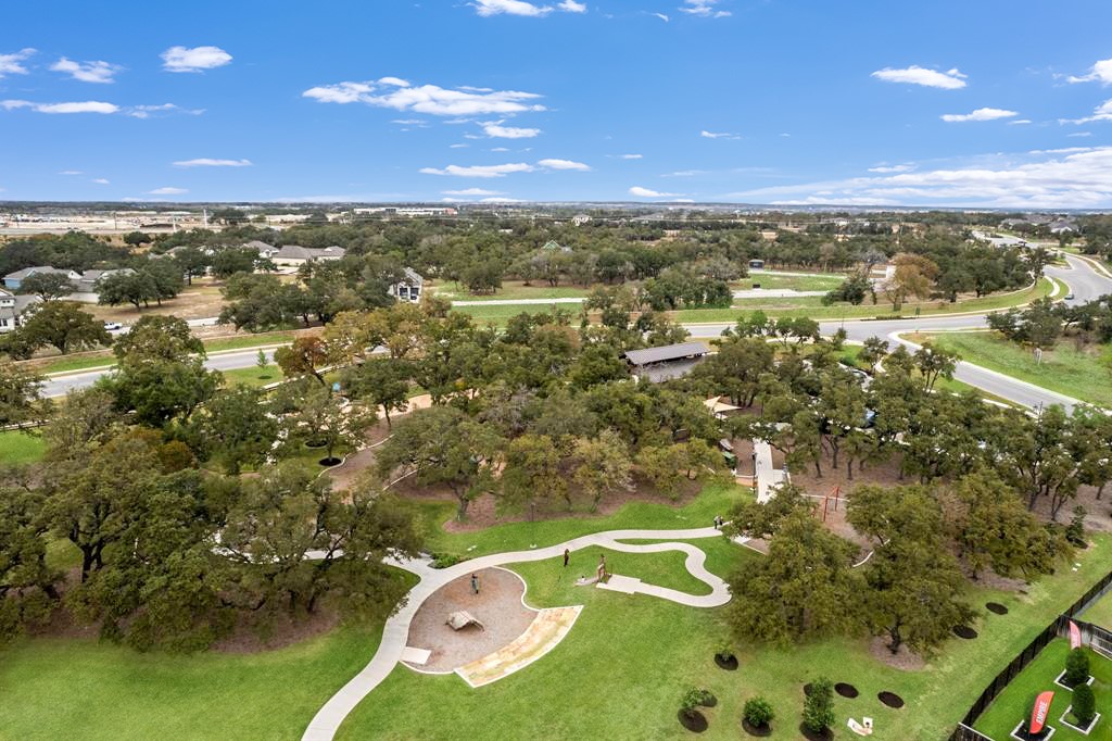 1304 Salt Lick Drive Georgetown, TX 78633 - Photo 32 of 40 an aerial view of residential houses with outdoor space