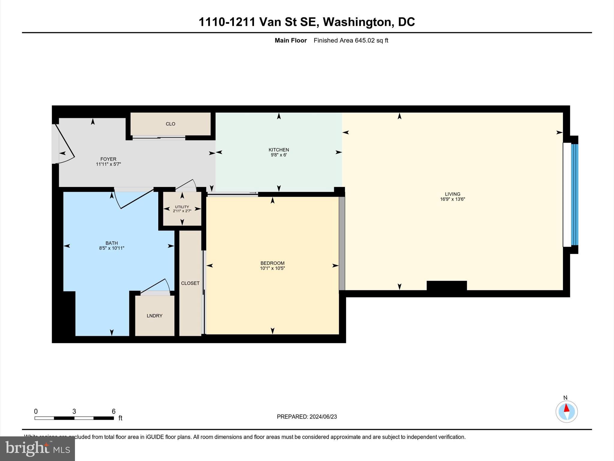 1211 Van Street Southeast, Unit 1110 Washington, DC 20003 - Photo 45 of 46 a picture of a floor plan