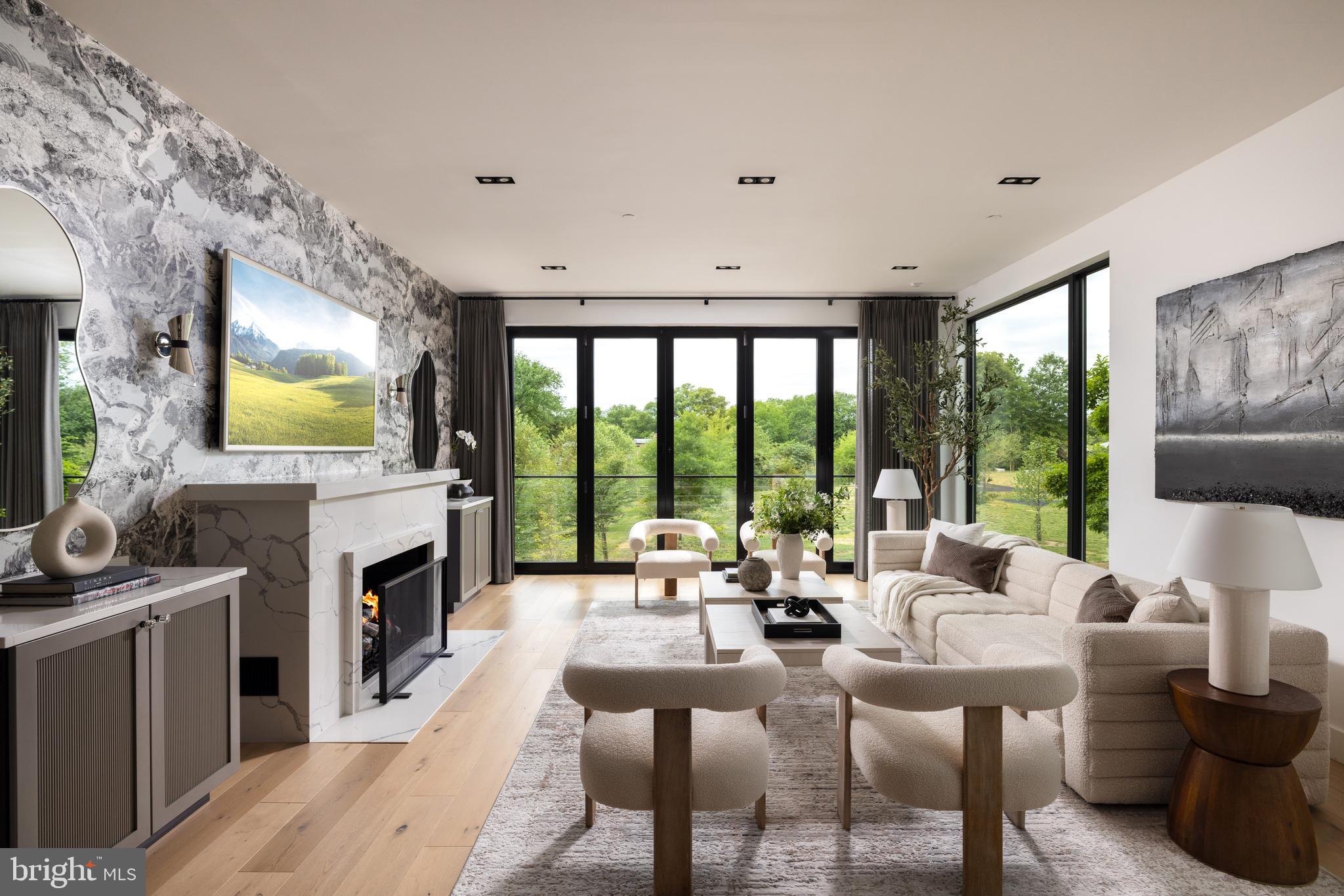 1522 Foxhall Road Northwest Washington, DC 20007 - Photo 7 of 47 Light-filled interiors with walls of glass