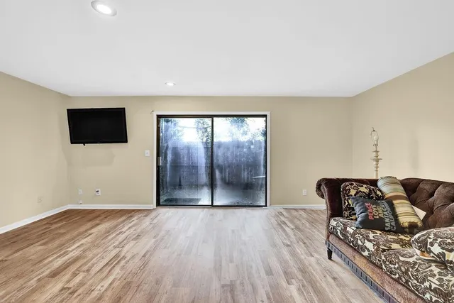 a view of livingroom with furniture and wooden floor
