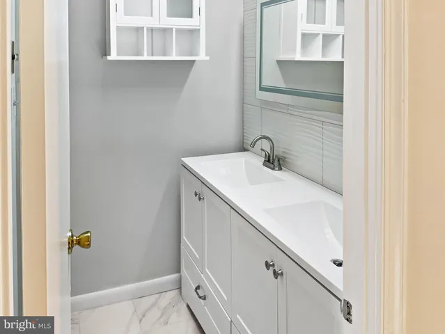 a view of wooden door