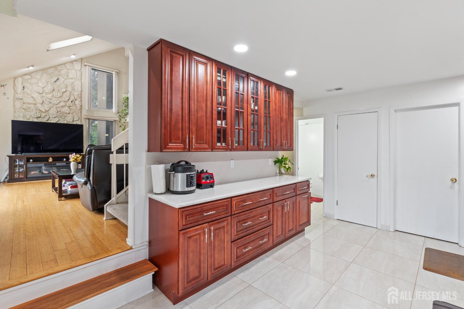 348 Westgate Drive Edison, NJ 08820 - Photo 22 of 43 a kitchen with stainless steel appliances granite countertop a refrigerator and a stove top oven