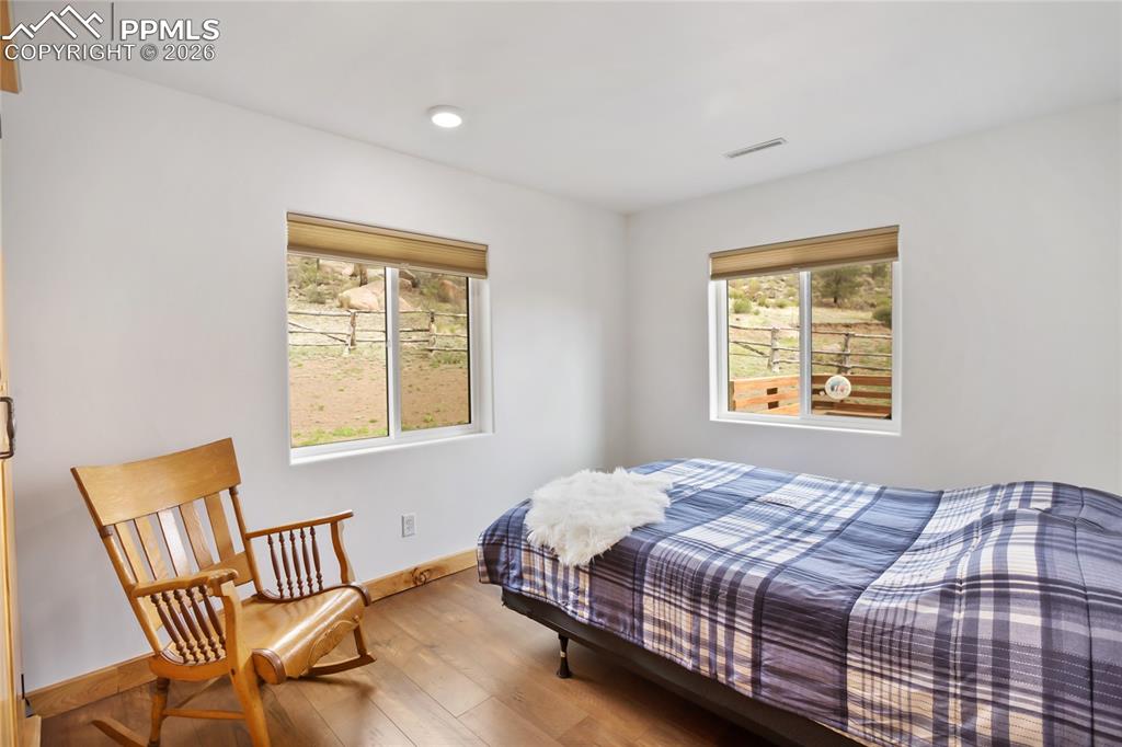 437 Langnis Road Guffey, CO 80820 - Photo 23 of 33 Bedroom 3 of 3, with two big windows.