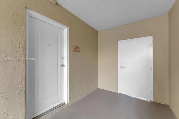 a view of an empty room