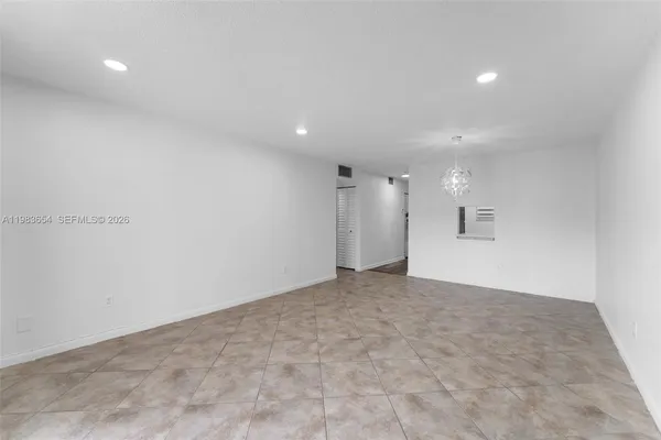 a view of an empty room