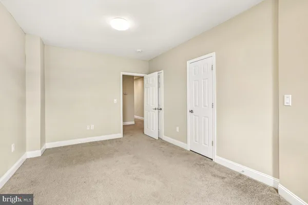 a view of an empty room