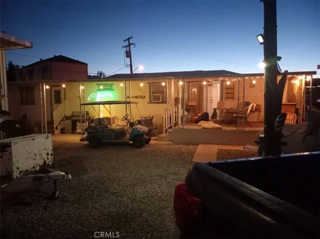 a outdoor space with patio lots of furniture