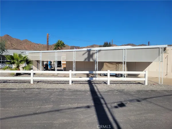 a view of a house with a outdoor space